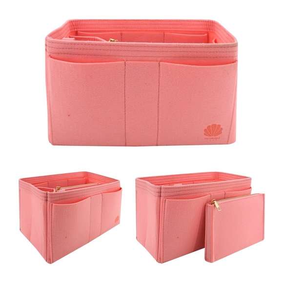 BAG PURSE INSERT ORGANIZER - PINK - Picture 2 of 11